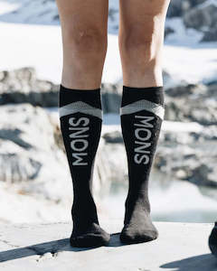 MONS ROYALE  - ULTRA CUSHION MERINO SNOW SOCK