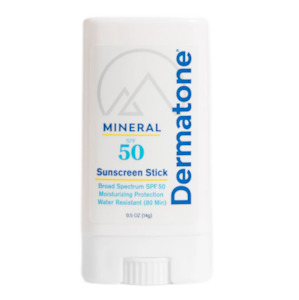 Sunblock: DERMATONE - MINERAL SUNSCREEN STICK SPF50 (REEF SAFE)