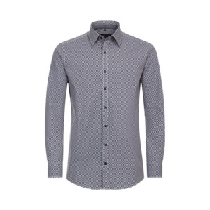 Products: CASA MODA - Abstract Pattern LS Shirt - Beggs Wairau - Casa Moda is one of Europes best brands for big men offering classic and fashion styles in quality fabrics - Casa Moda W24