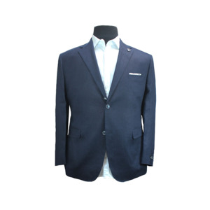 Products: Savile Row - Linen Suit Jacket Navy - Saville Row offers NZ Big men great quality business wear and great prices - Savile Row S25