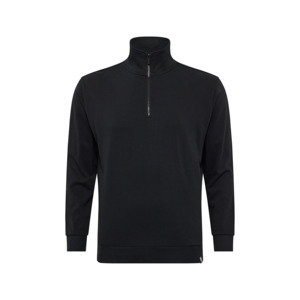Products: North latitude Cotton Quarter Zip Sweat Black