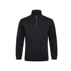 Products: NORTH 56 - Classic half zip sweat Black - Designed for big men Exclusively at Beggs Wairau - North 56