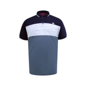 D555 - Leeds Block Stripe Polo Navy - D555 - Affordable European Fashion for Big&hellip;