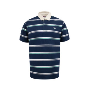 Products: D555 - Reading Rugby Style Polo Navy - D555 - Affordable European Fashion for Big Men - Sizing up to 7XL - D555 S25