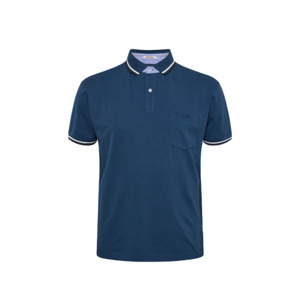 North 56 Contrast Super Stretch Cotton Polo Petrol