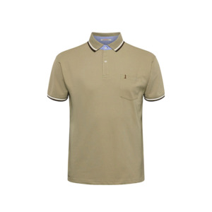 NORTH 56 - Contrast Super Stretch Cotton Polo Sand - Designed for big men Exclus&hellip;