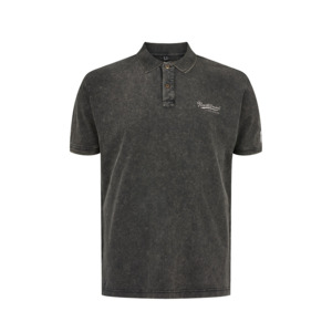 NORTH 56 - Embroidered Logo Cotton Black Wash - Designed for big men Exclusively&hellip;