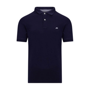 RAGING BULL - Signature Cotton Polo Navy - Raging bull exclusively at Beggs Wair&hellip;