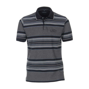 CASA MODA - Cotton Mix Waffle Stripe Fashion Polo - Beggs Wairau - Casa Moda is &hellip;