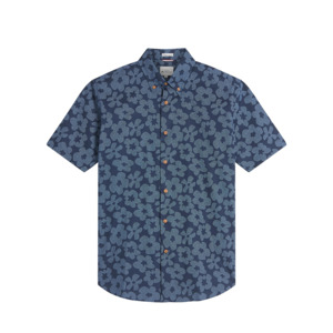 BEN SHERMAN - Floral Print SS Shirt Navy - This iconic brand is available for bi&hellip;