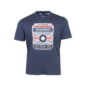 Ben Sherman London Mood Navy Tee - This iconic brand is available for big men at&hellip;