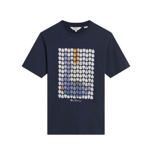 BEN SHERMAN - Guitar Pick Tee Navy - This iconic brand is available for big men &hellip;