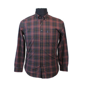 BEN SHERMAN - Cotton Made in Egypt Small Check Buttondown Collar - This iconic b&hellip;