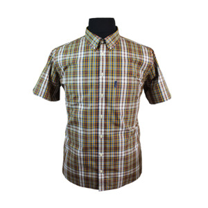Ben Sherman Pure Cotton Classic Mini Check Buttondown Collar - This iconic brand&hellip;