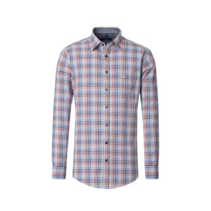 Products: Casa Moda Small Check LS Shirt Garnet - Beggs Wairau - Casa Moda is one of Europes best brands for big men offering classic and fashion styles in quality fabrics - Casa Moda