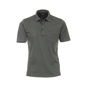 CASA MODA - Cotton Mix Marle Weave Fashion Polo with Pocket - Beggs Wairau - Cas&hellip;