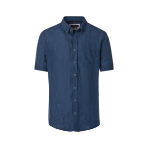CASA MODA - Linen Short Sleeve Shirt Navy - Beggs Wairau - Casa Moda is one of E&hellip;