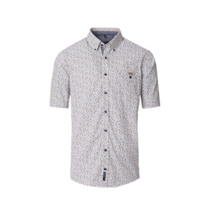 Casa Moda Floral Pattern SS Shirt Blue - Beggs Wairau - Casa Moda is one of Euro&hellip;
