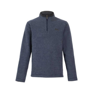 Products: WEIRD FISH - Half Zip Grid Fleece Jersey - Beggs offer big men high quality sweaters from NZ and Europe in sizes to 7XL - Weird Fish S23