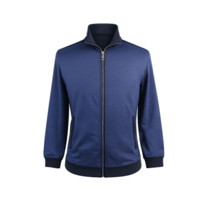Products: Casa Moda Cotton Mix Full Zip Knit Top with Side Pockets Big Mens Beggs