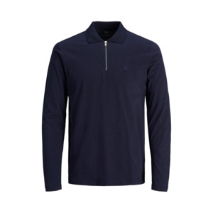 Products: Jack & Jones Long Sleeve Polo Navy Big Men’s NZ Beggs