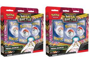 Pokemon Mega Diancie ex Metal Battle Deck 2x Lot 2025 Pokémon Mega Evolution