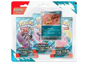 Womens: Pokèmon Scarlet & Violet Journey Together Scrafty 3 Booster Blister Pack