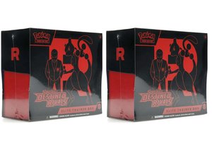 Pokemon Destined Rivals Elite Trainer Box Scarlet And Violet Two Pack