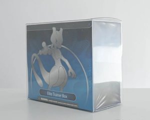 Whats New: Elite Trainer Box Pack - Transparent Hard Plastic Box- Dustproof, Sturdy Protection for Collector's Boxes