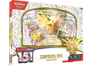 2023 Pokèmon Scarlet & Violet 151 Zapdos ex Box
