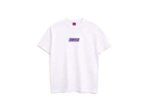 300 Under: Corteiz White T Shirt With Logo Chest Print Casual Tee