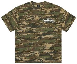 300 Under: Corteiz Island Puff Print Tee Digi Camo Camouflage T Shirt