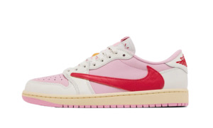 Jordan 1 Retro Low OG SP Travis Scott Sail Tropical Pink