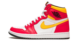 Jordans: Jordan 1 Retro High OG Light Fusion Red Basketball Sneaker