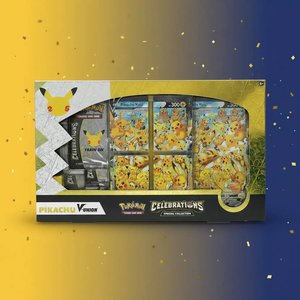 Pokémon TCG 25th Anniversary Celebrations Pikachu V Union Special Collection Box