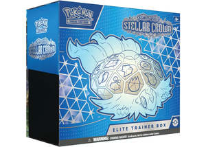 Womens: Pokémon Scarlet & Violet Steller Crown Elite Trainer Box