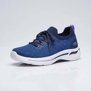 All Sneakers: Skechers Slip-ins Go Walk Arch Fit 2.0 Kathy Navy White (Women's)
