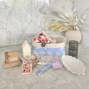 Large Blue Daisy Housewarming Gift Box