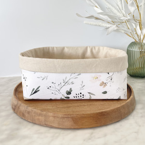 Wildflower White - Large Fabric Box