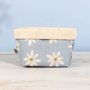 Fabric Storage Gift Boxes: Blue Daisy - Fabric Box