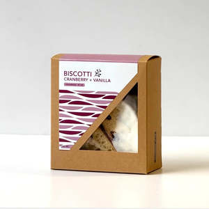 Products: Cranberry and Vanilla Biscotti