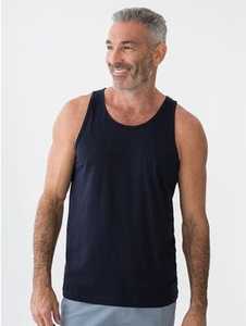 Lowes Basic Cotton Jersey Navy Tank Top New Zealand // Lowes