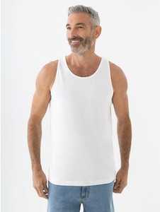 Men's Singlets & Tanks: Lowes Basic Tank Top White New Zealand // Lowes