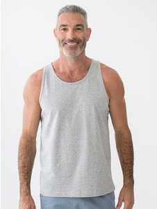 Lowes Basic Cotton Jersey Grey Tank Top New Zealand // Lowes