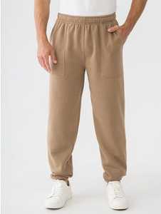 Mens Fleece Trackpant Camel New Zealand // Lowes