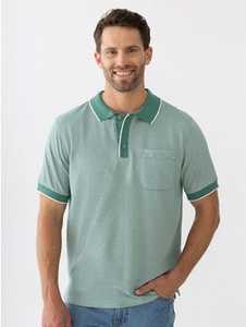 Mens: Cougars Jacquard Polo Green New Zealand // Lowes