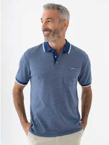 Men's Polos: Cougars Jacquard Polo Royal Sky New Zealand // Lowes