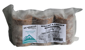 Products: Wallaby and chicken medallions 1kg packs BMNaturally