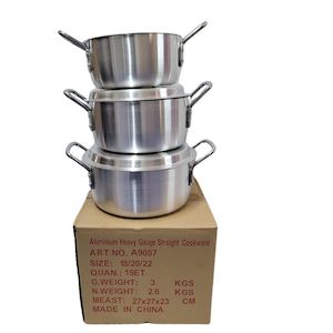 Aluminium Pots And Pans: P0704 Pot Stock Alum 18