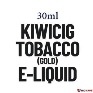 KiwiCig- Sweet Tobacco(gold)- E-Liquid - Big Vape